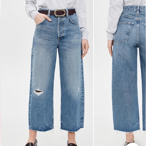*NWT* Citizens Ayla Raw Hem Crop denim in Solano, size 25 - Picture 1 of 11